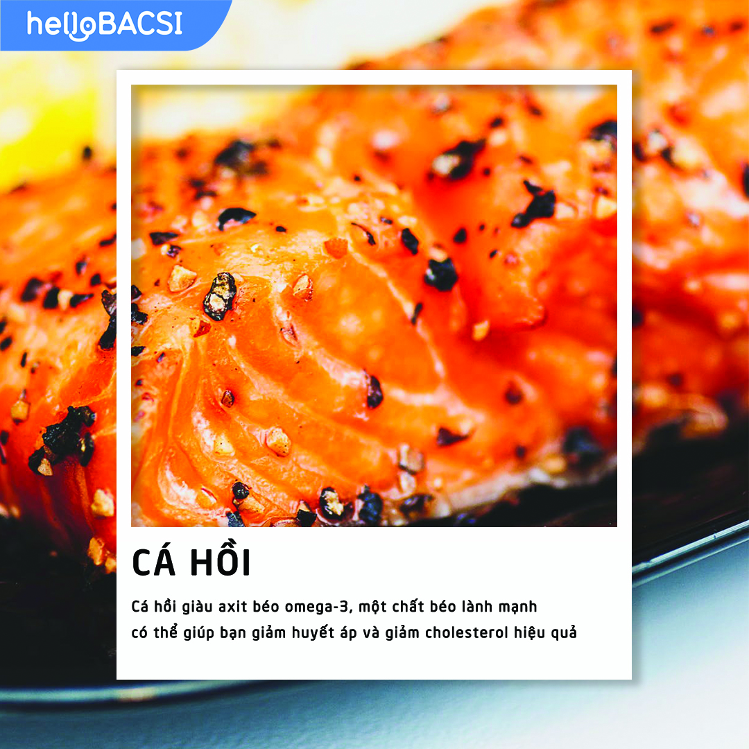 Thực phẩm giúp giảm cholesterol - Cá hồi