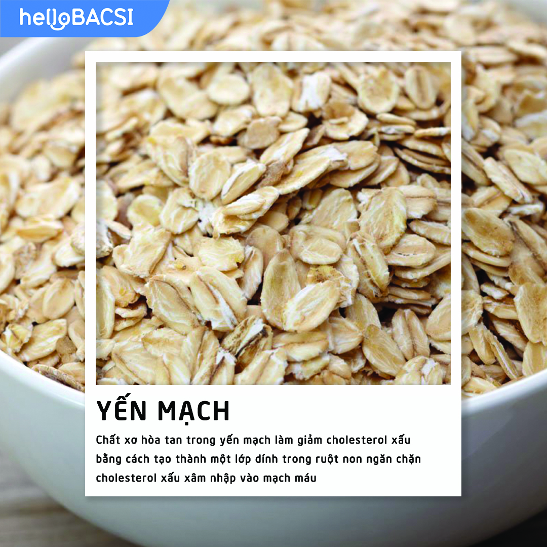 Thực phẩm giúp giảm cholesterol - Bột yến mạch
