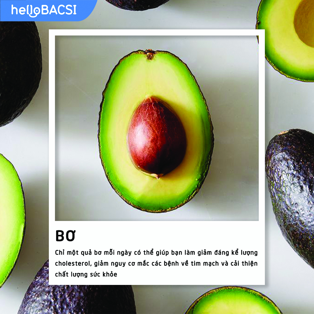 Thực phẩm giúp giảm cholesterol - Quả bơ